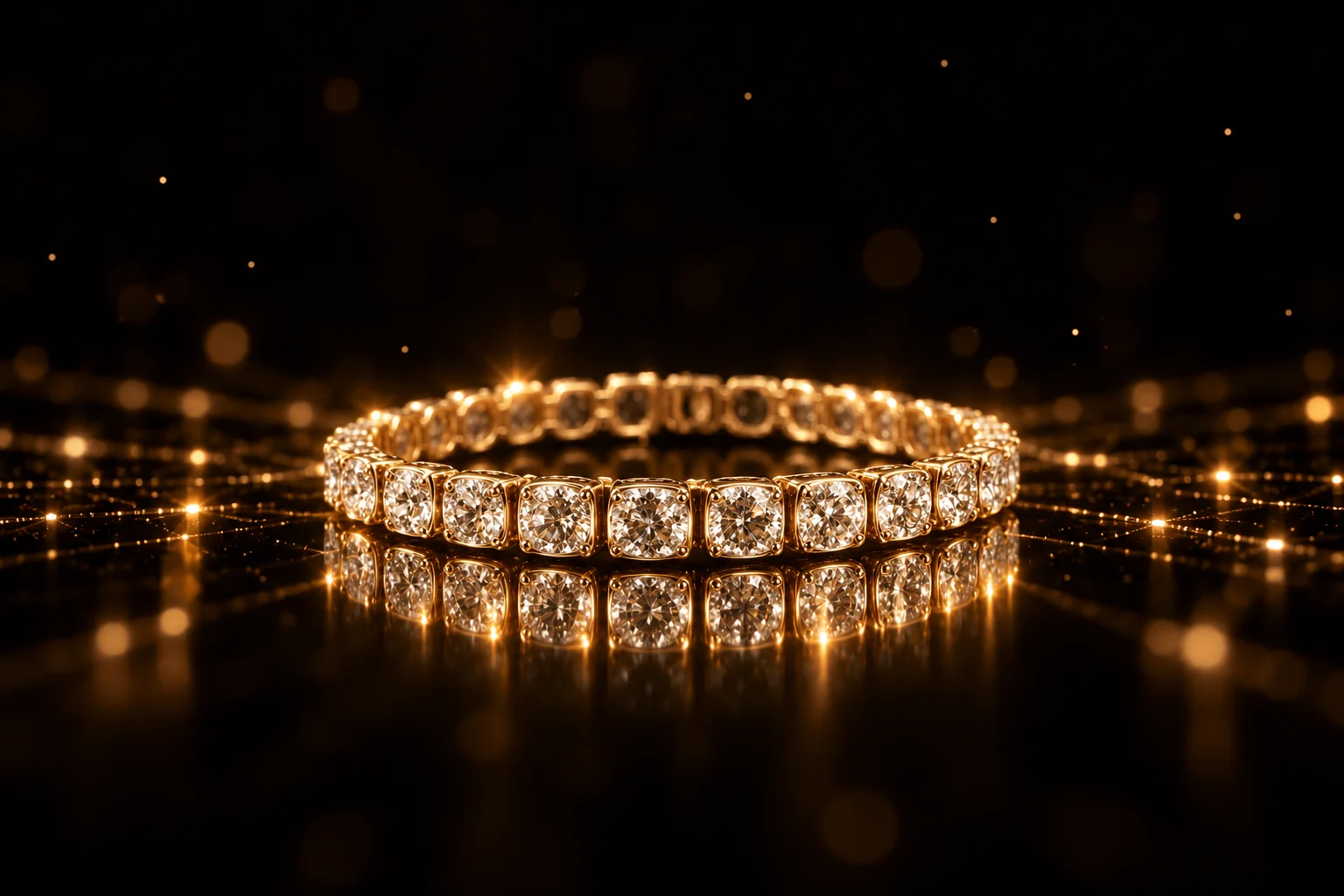 The Bracelet, gold and laboratory-grown diamond